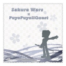 Midoccoly BEYOND(Midobiyo!) Puyo Puyo Cleaning Cloth Ichiro Ogami Sakura Wars Collaboration Illustration by Puyo Puyo!! Quest