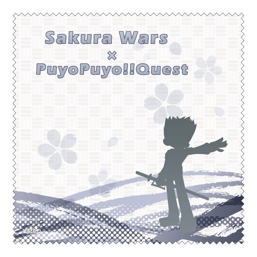 Midoccoly BEYOND(Midobiyo!) Puyo Puyo Cleaning Cloth Ichiro Ogami Sakura Wars Collaboration Illustration by Puyo Puyo!! Quest รูปภาพ 2