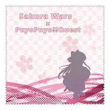 Midoccoly BEYOND(Midobiyo!) Puyo Puyo Cleaning Cloth Sakura Shinguji Sakura Wars Collaboration Illustration by Puyo Puyo!! Quest