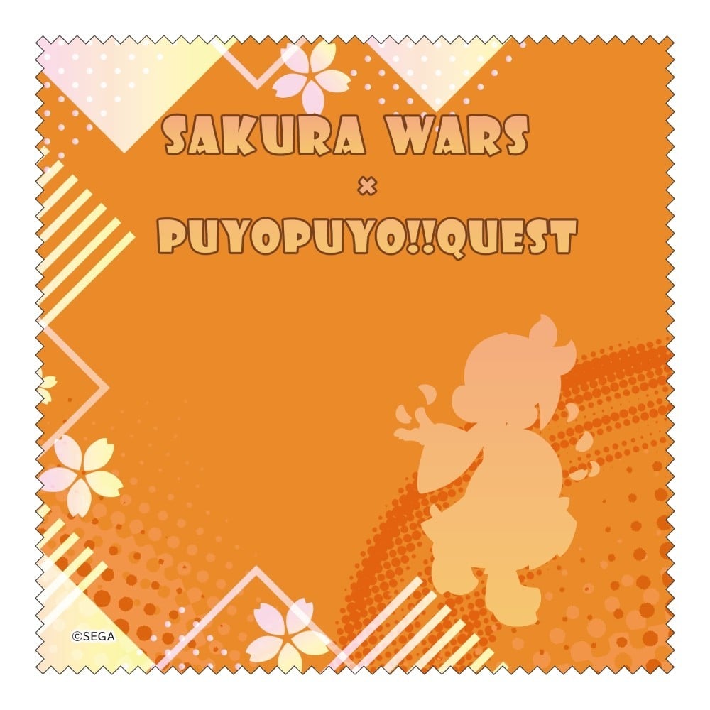 Midoccoly BEYOND(Midobiyo!) Puyo Puyo Cleaning Cloth Ally ver. Sakura Amamiya Sakura Wars Collaboration Illustration by Puyo Puyo!! Quest รูปภาพ 2
