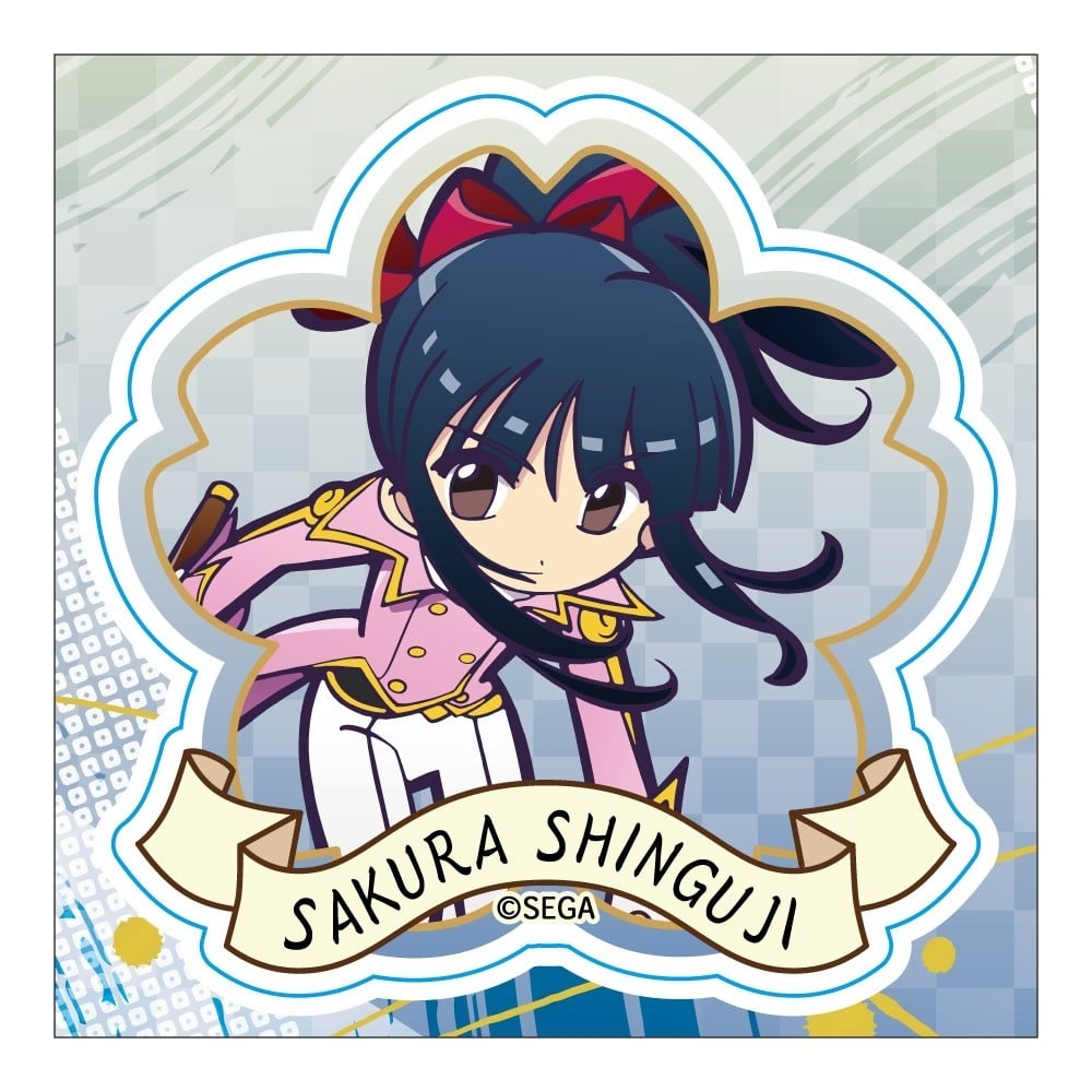 Midoccoly BEYOND(Midobiyo!) Puyo Puyo Weatherproof Sticker Sakura Shinguji Sakura Wars Collaboration Illustration by Puyo Puyo!! Quest รูปภาพ 2