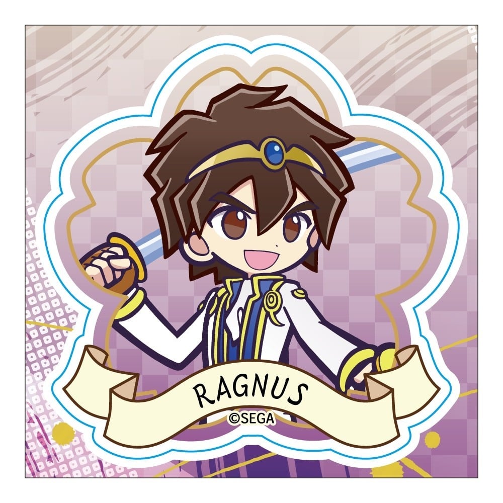Midoccoly BEYOND(Midobiyo!) Puyo Puyo Weatherproof Sticker Ragnus ver. Ichiro Ogami Sakura Wars Collaboration Illustration by Puyo Puyo!! Quest รูปภาพ 2