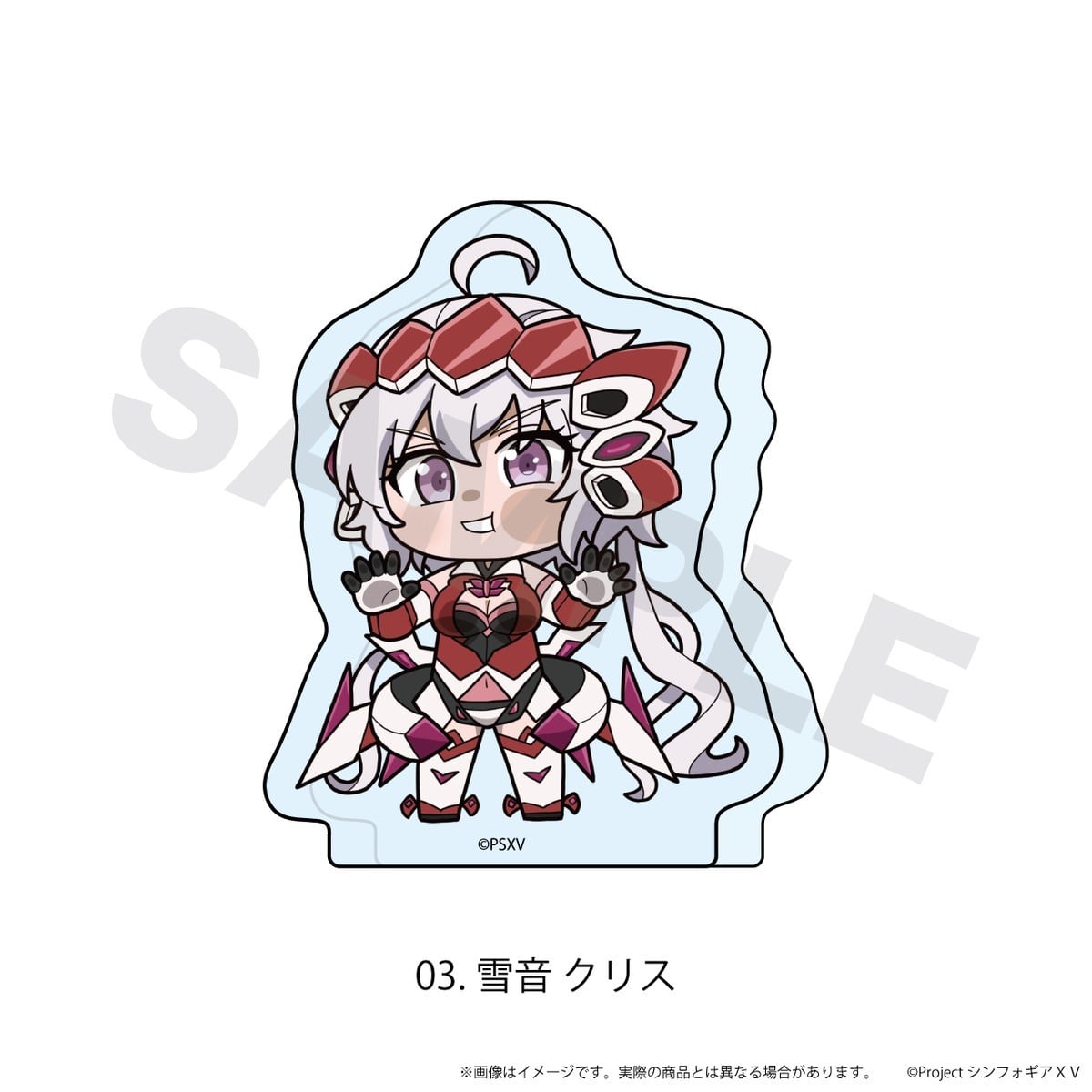 N&E Mini Acrylic Block [Senki Zessho Symphogear] 03/ Chris Yukine (Kokopeta Ver.) 圖片 2