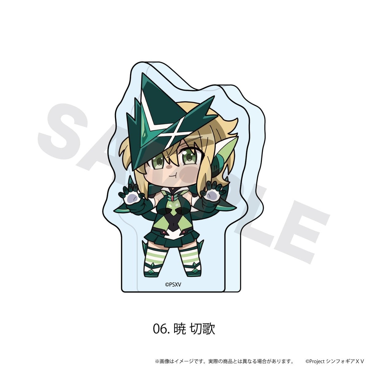 N&E Mini Acrylic Block [Senki Zessho Symphogear] 06/ Kirika Akatsuki (Kokopeta Ver.) Bild 2