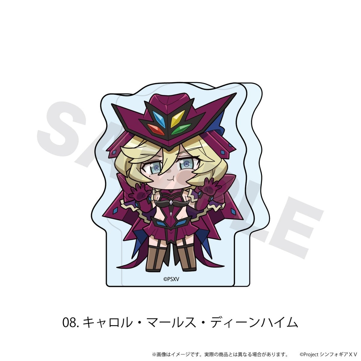N&E Mini Acrylic Block [Senki Zessho Symphogear] 08/ Carol Malus Dienheim (Kokopeta Ver.) Bild 2