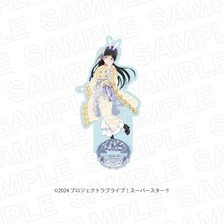 Leface Love Live! Superstar!! x Karaoke no Tetsujin -Hop, Step, Moon!- Newly Drawn Acrylic Stand Moon Viewing ver. Ren Hazuki 图片 1