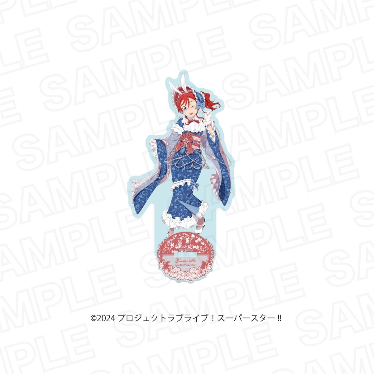 Leface Love Live! Superstar!! x Karaoke no Tetsujin -Hop, Step, Moon!- Newly Drawn Acrylic Stand Moon Viewing ver. Mei Yoneme 图片 2