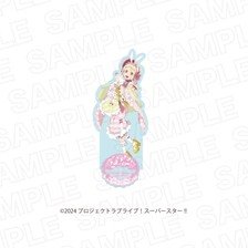 Leface Love Live! Superstar!! x Karaoke no Tetsujin -Hop, Step, Moon!- Newly Drawn Acrylic Stand Moon Viewing ver. Natsumi Onitsuka 图片 1
