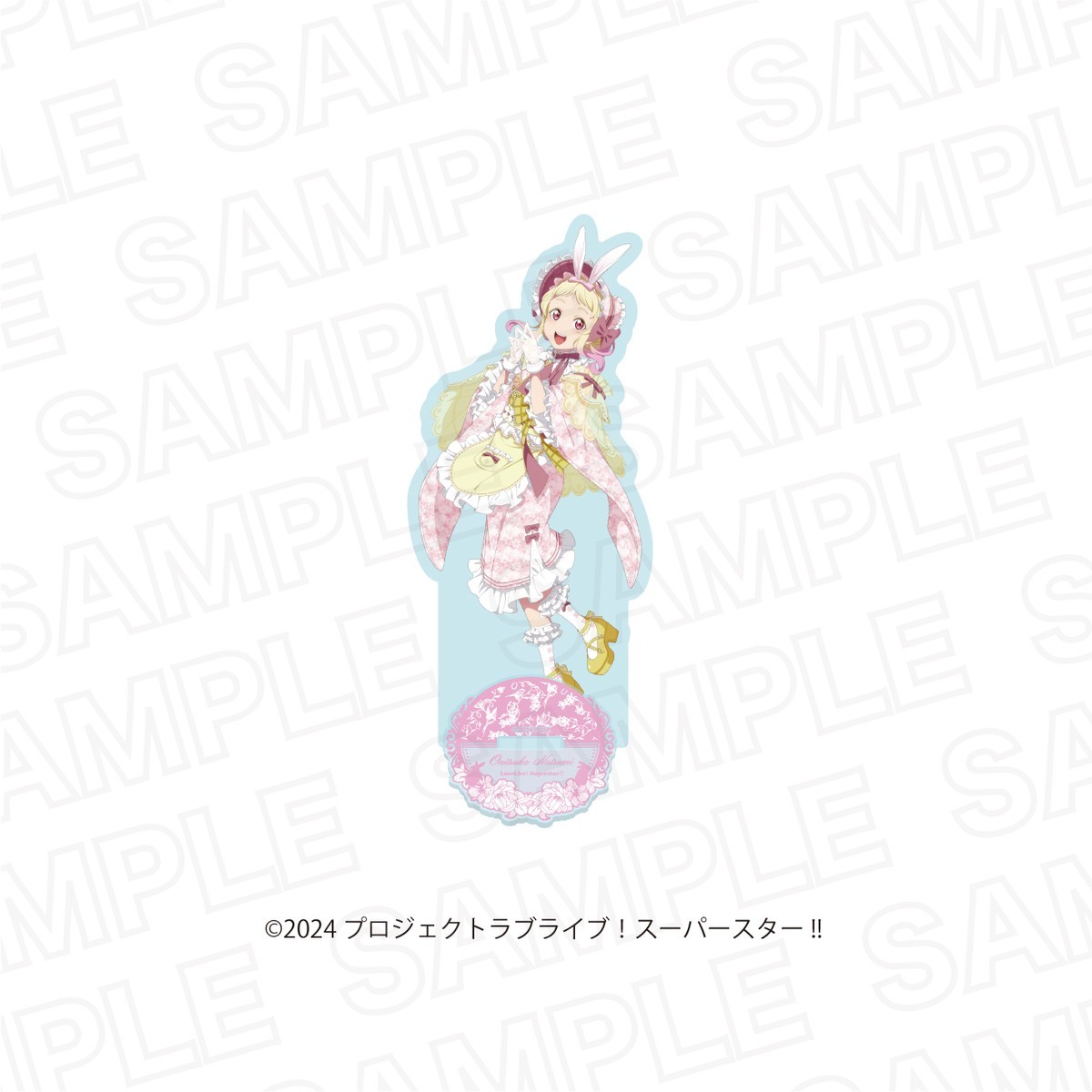 Leface Love Live! Superstar!! x Karaoke no Tetsujin -Hop, Step, Moon!- Newly Drawn Acrylic Stand Moon Viewing ver. Natsumi Onitsuka 图片 2