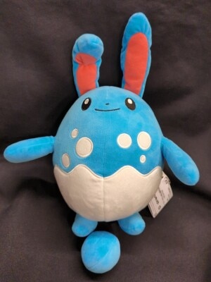 Bandai Spirits Fluffy Plush Stuffed Toy Marill and Scorbunny Marill 圖片 1