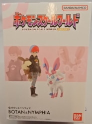 Bandai Pokemon Scale World Paldea Region Pocket Monsters Button and Sylveon รูปภาพ 1