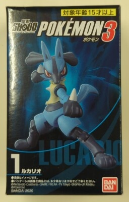 Bandai SHODO Pokemon 3 Pocket Monsters Lucario 1 รูปภาพ 1