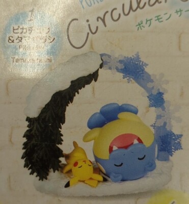 Re-Ment Pokemon Circular Diorama Collection Pikachu& Spheal 1