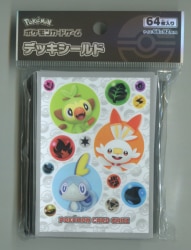 Pokemon Deck Shield(Sleeves) Grookey, Scorbunny, Sobble (64 sleeves) Bild 1