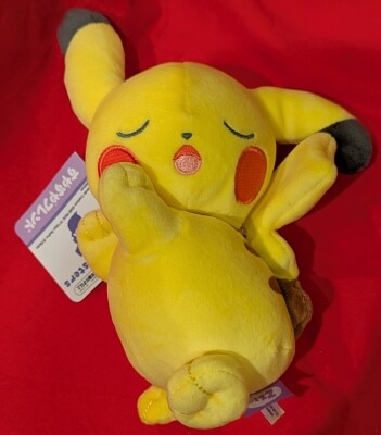 Takara Tomy Arts Plush Toy S / Sleepy Friend Pokemon Pikachu รูปภาพ 1