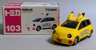 Tomy Tomica Red Box Made in China Pikachu Car 103