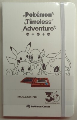 Pokemon Moleskine Custom Edition / Pokemon Timeless Adventure Original Pocket Monsters Notebook