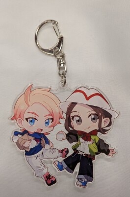 Guy & Female Protagonist Acrylic Key Holder