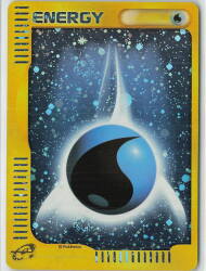 Pokemon ePromo ENERGY/Minimum Pack Basic Water Energy (Shiny) No Mark