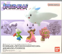 Bandai Pokemon Scale World Sinnoh Region Pocket Monsters Roserade And Torterra (West Sea) And Mikalge And Togekiss รูปภาพ 1