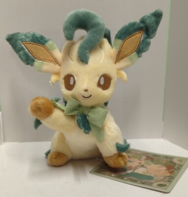Pokemon Pocket Monsters Eevee Collection Plush Toy: Leafeon