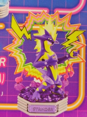 Re-Ment Pokemon Neon Party Pocket Monsters Cinderace (High Eggplant) 3 รูปภาพ 1