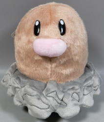 Takara Tomy Arts I Choose You! Pokemon Get Plush Toy - Diglett 050 Bild 1