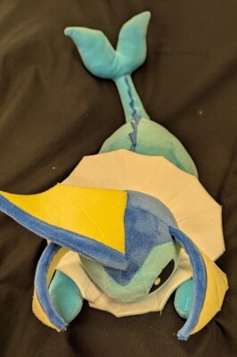 Bandai Spirits Mofugutto Plush Eevee Friends Vaporeon& Glaceon Naptime Ver. Pokemon Vaporeon รูปภาพ 1