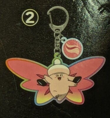 Pokemon Acrylic Key Holder Collection / Mega Evolution Pokemon & Mega Stone 3: Pokemon Mega Clefairy & Clefite 2