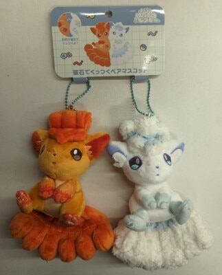 Pokemon Magnetic Pair Mascots / Look-alikes Pokemon Vulpix & Alolan Vulpix 画像 1