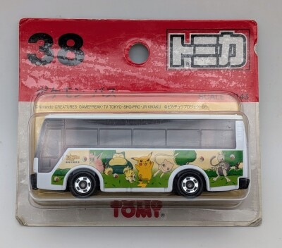 Tomy Tomica Blister Pack/Made in China Pokemon Bus 38 gambar 1