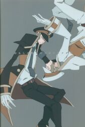 GANGRENDOH (Yaei) Nobori and Kudari, who are good friends.