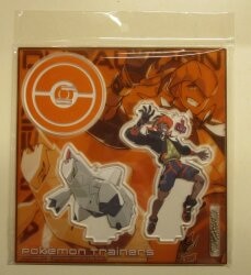 Pokemon Acrylic Stand Keychain / Pokemon Trainers: Raihan & Duraludon gambar 1