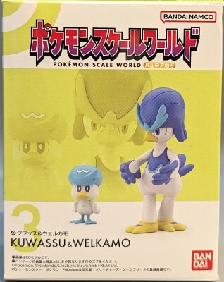 Bandai Namco Pokemon Scale World Paldea Region Pocket Monsters Quassu and Welcamo 3