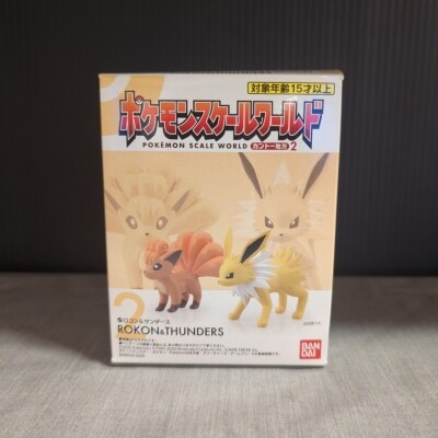 Bandai Pokemon Scale World Kanto Region 2 Pokemon Vulpix and Jolteon 2 image 1