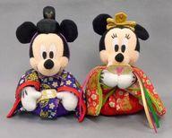 ぬいぐるみ ミッキーマウス＆ミニーマウス(ひなまつり2011) ぬいぐるみバッジセット 「ディズニー」 東京ディズニーリゾート限定