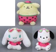 ぬいぐるみ 全3種セット スイカマニアBIGぬいぐるみ 「サンリオキャラクターズ」