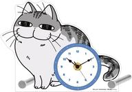 置き時計・掛け時計 キュルガ アクリルスタンド時計 「夜は猫といっしょ」