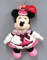 ぬいぐるみ ミニーマウス(テーブル・イズ・ウェイティング) ぬいぐるみバッジ 「トータリー・ミニーマウス」 東京ディズニーリゾート限定