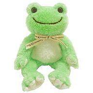 ぬいぐるみ ピクルス(グリーン) シュシュシリーズ ビーンドール 「pickles the frog-かえるのピクルス-」