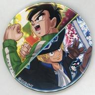 バッジ・ピンズ サボ＆孫悟飯 「ドラゴンボール改×ワンピース ストロング9 ドでか缶バッジ2」