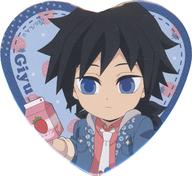 バッジ・ピンズ 冨岡義勇 「鬼滅の刃 Strawberry Festival2025 ランダムハート缶バッジA」
