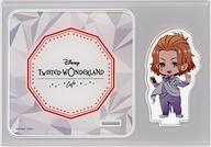 コースター ケイト・ダイヤモンド アクリルスタンドコースター＜ハーツラビュル寮＞ 「ディズニー ツイステッドワンダーランド×OH MY CAFE(2023)」 ドリンクメニュー有償特典