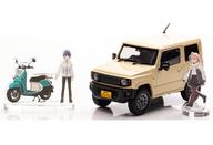 ミニカー 1/43 なでしこの車 (各務原なでしこ・志摩リンとバイクのアクリルスタンド付) 「映画 ゆるキャン△」 [CN43CC01]