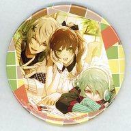 バッジ・ピンズ 岡崎契＆笹塚尊＆主人公 100mm缶バッジ 「CD Collar×Malice Character CD 初回生産限定盤」 全5巻ステラワース連動特典