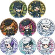 バッジ・ビンズ 全8種セット 「ブルーロック×STELLAMAP CAFE/Blue military ＆ MILITARY POP UP SHOP in ビックカメラ・アニメガ×ソフマップフェア トレーディングホログラム缶バッジ MILITARY ver.」