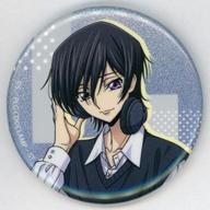 バッジ・ピンズ ルルーシュ・ランペルージ(上半身) 「コードギアス 反逆のルルーシュ POP UP SHOP in TOWER RECORDS 描き下ろしトレーディンググリッター缶バッジ 音楽ver.」