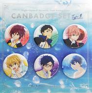 バッジ・ピンズ 集合(Type：B) 缶バッジセット(6個セット) 「映画 ハイ☆スピード!-Free! Starting Days-」