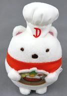 ぬいぐるみ しろくま(ハンバーグ) てのりぬいぐるみ 「デニーズ×すみっコぐらし」 デニーズ店舗限定