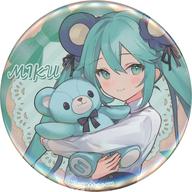 バッジ・ビンズ 初音ミク/ネーム 缶バッジ 「初音ミク＆ピアプロキャラクターズ あたり付き!ビビット缶バッジ 第3弾」 图片 1